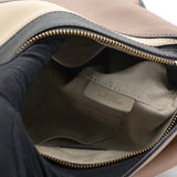 Tri-Colour Leather Small Puzzle Shoulder Bag