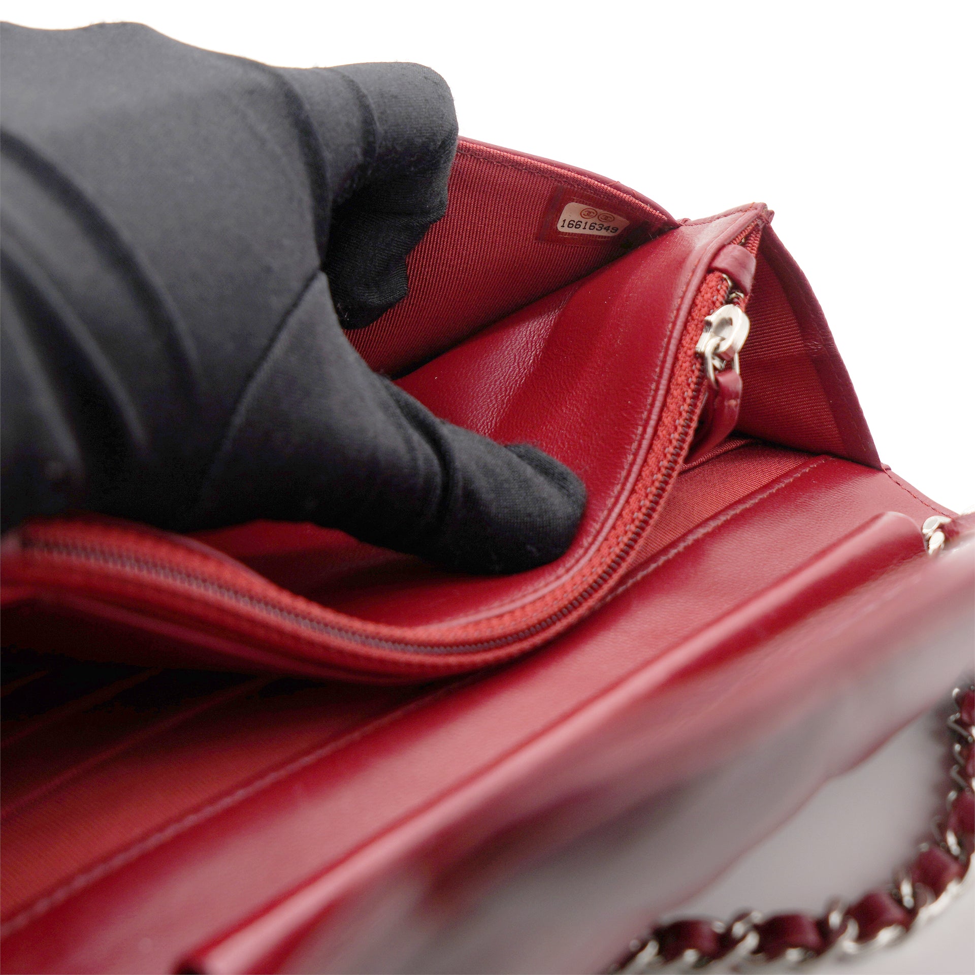 Chanel Burgundy Quilted Calfskin Leather Medium Vanity Case