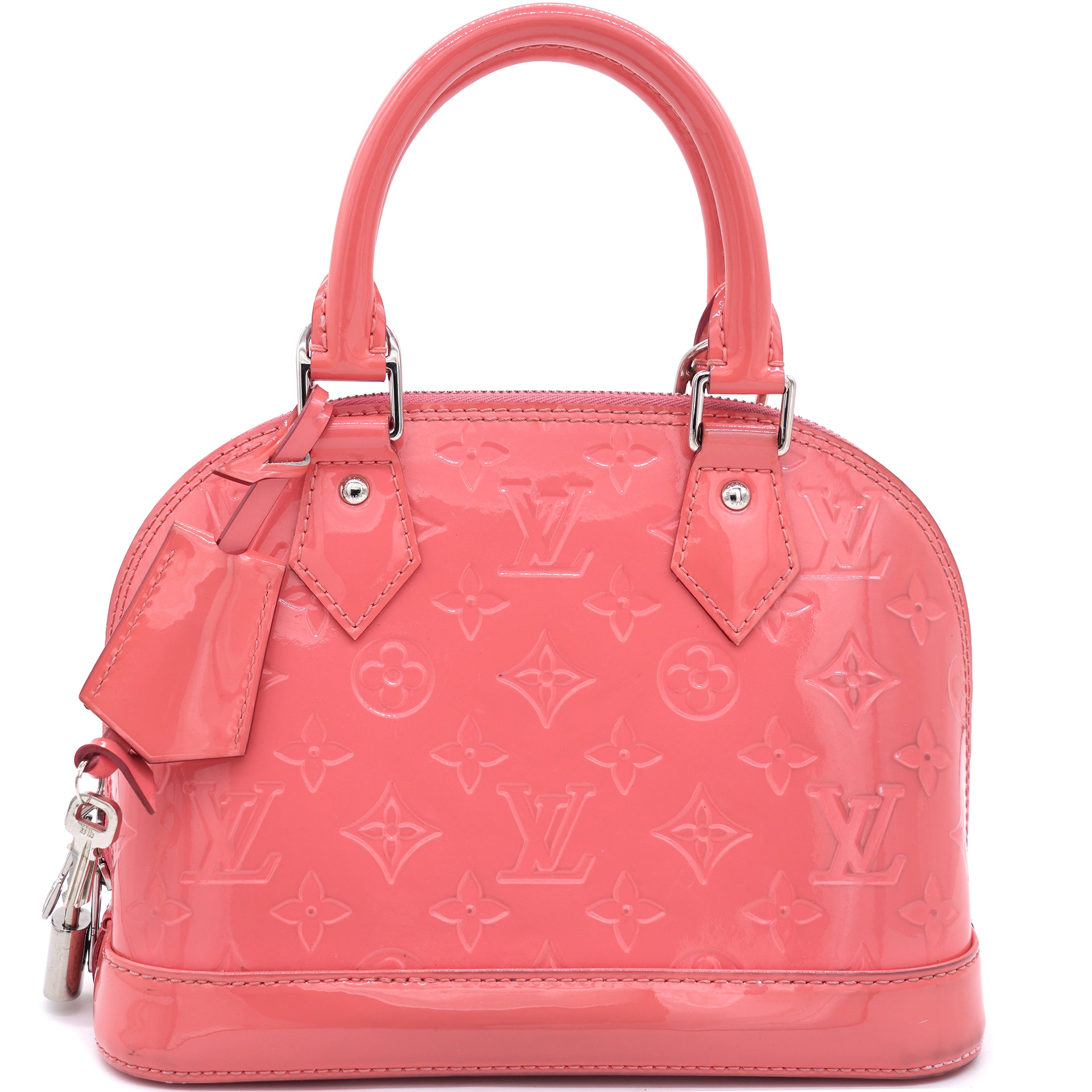 Louis Vuitton Pink Monogram Vernis Alma BB Bag – STYLISHTOP