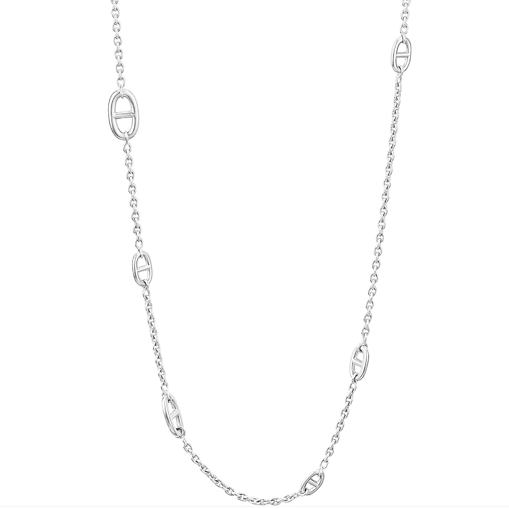 Hermès Chaîne d'Ancre Amulet Necklace 925 2.9g Silver｜a2332273｜ALLU UK｜The  Home of Pre-Loved Luxury Fashion
