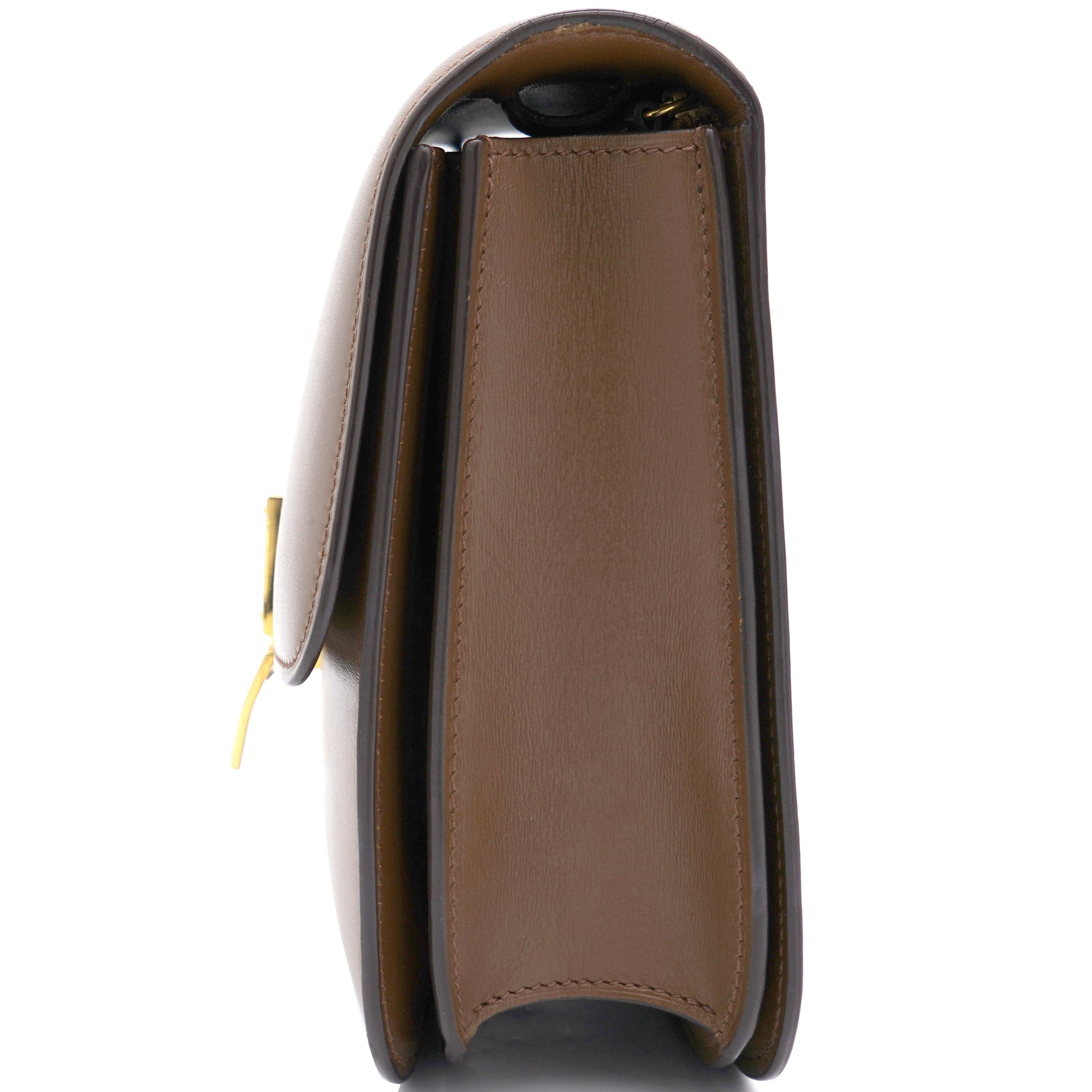 Caramel Leather Medium Classic Box Shoulder Bag