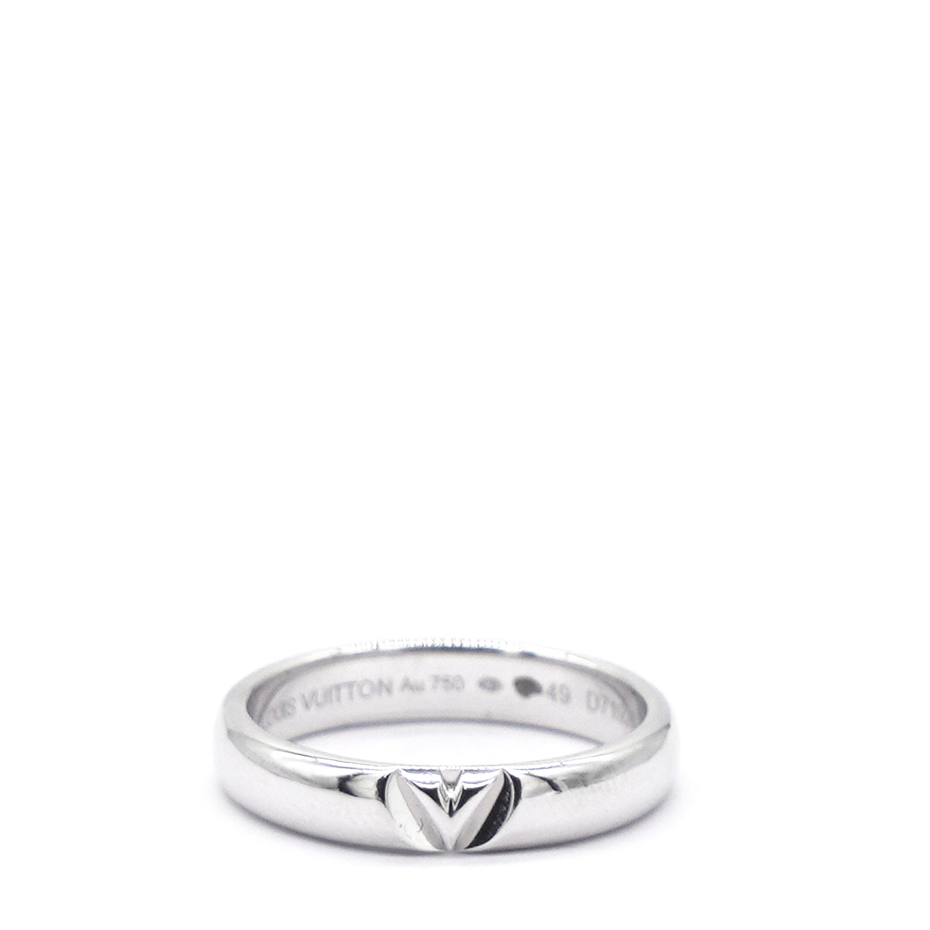 Louis Vuitton - LV Volt Multi Wedding Band White Gold - Grey - Unisex - Size: 048 - Luxury