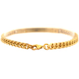18K gold-plated ID Chain Bracelet