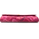 Rose Indian Monogram Vernis Ikat Limited Edition Sarah Wallet