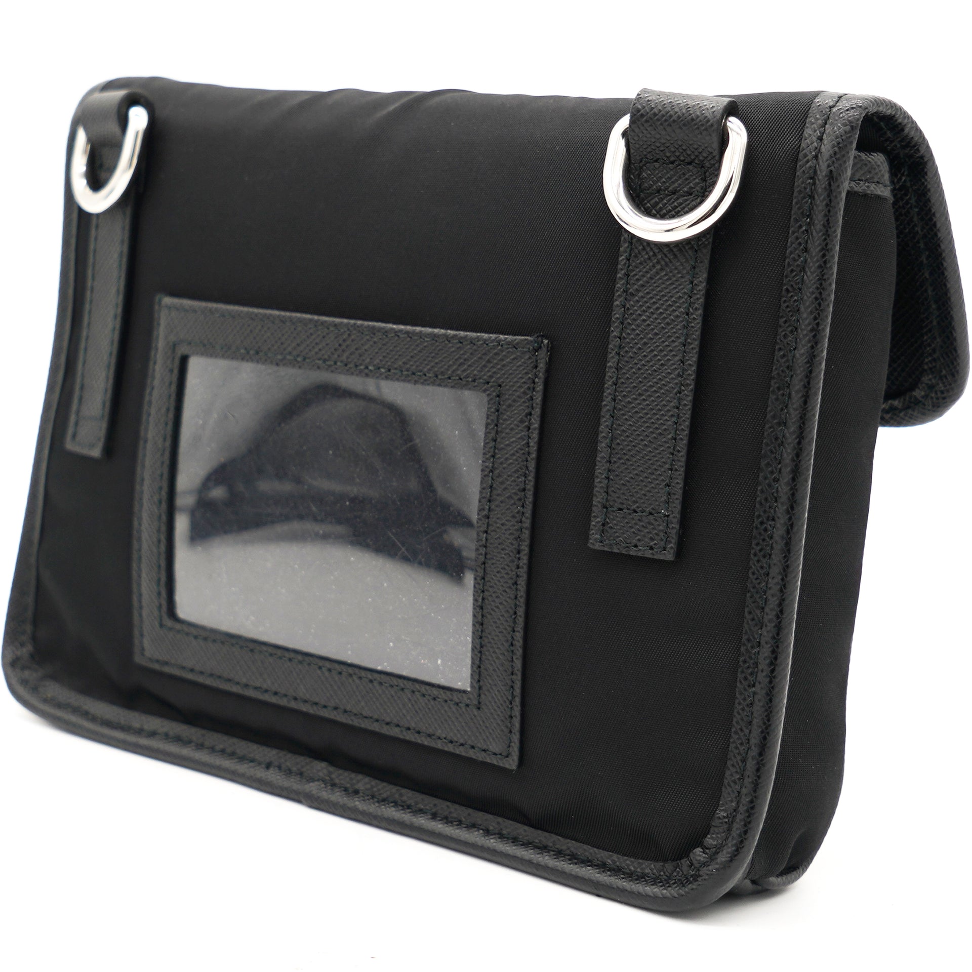 Re-Nylon and Saffiano Leather Smartphone Case