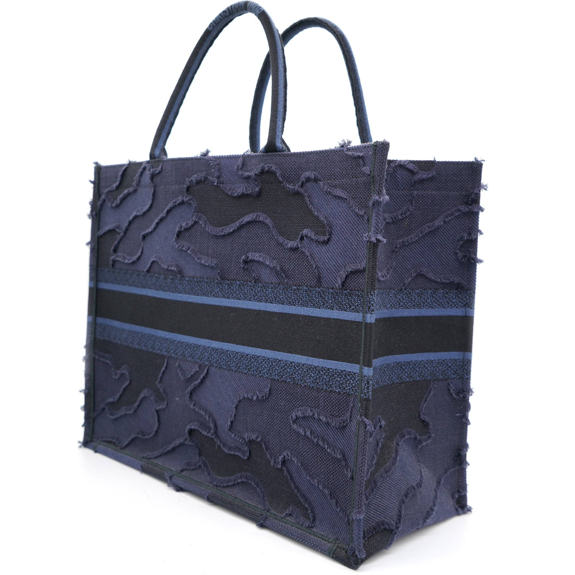 Camouflage Blue Large Book Tote