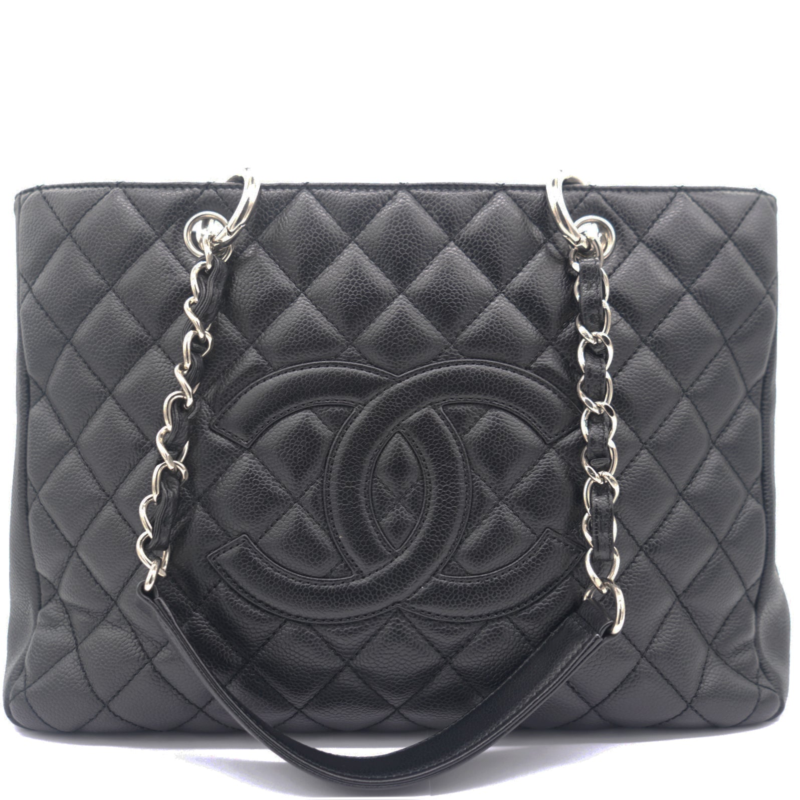 Chanel caviar leather shopper tote bag Clearance
