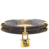 Louis Vuitton Canvas Keep It Twice Bracelet - Brown, Gold-Plated Charm,  Bracelets - LOU798201