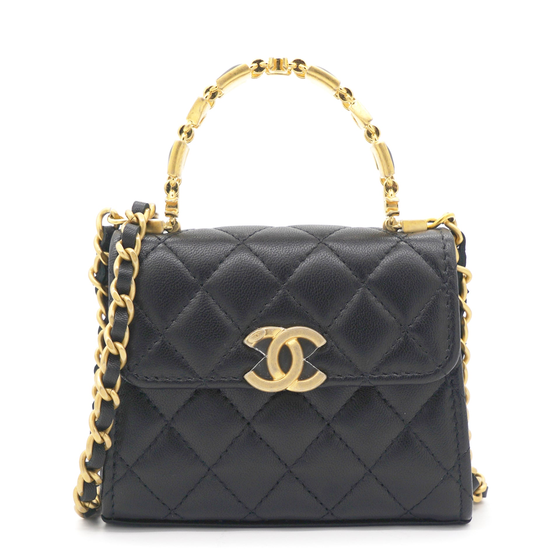 Chanel 2022 Mini Matelasse Chain Shoulder Bag