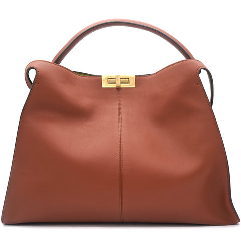 Meudium Peekaboo Iconic Handbag Brown