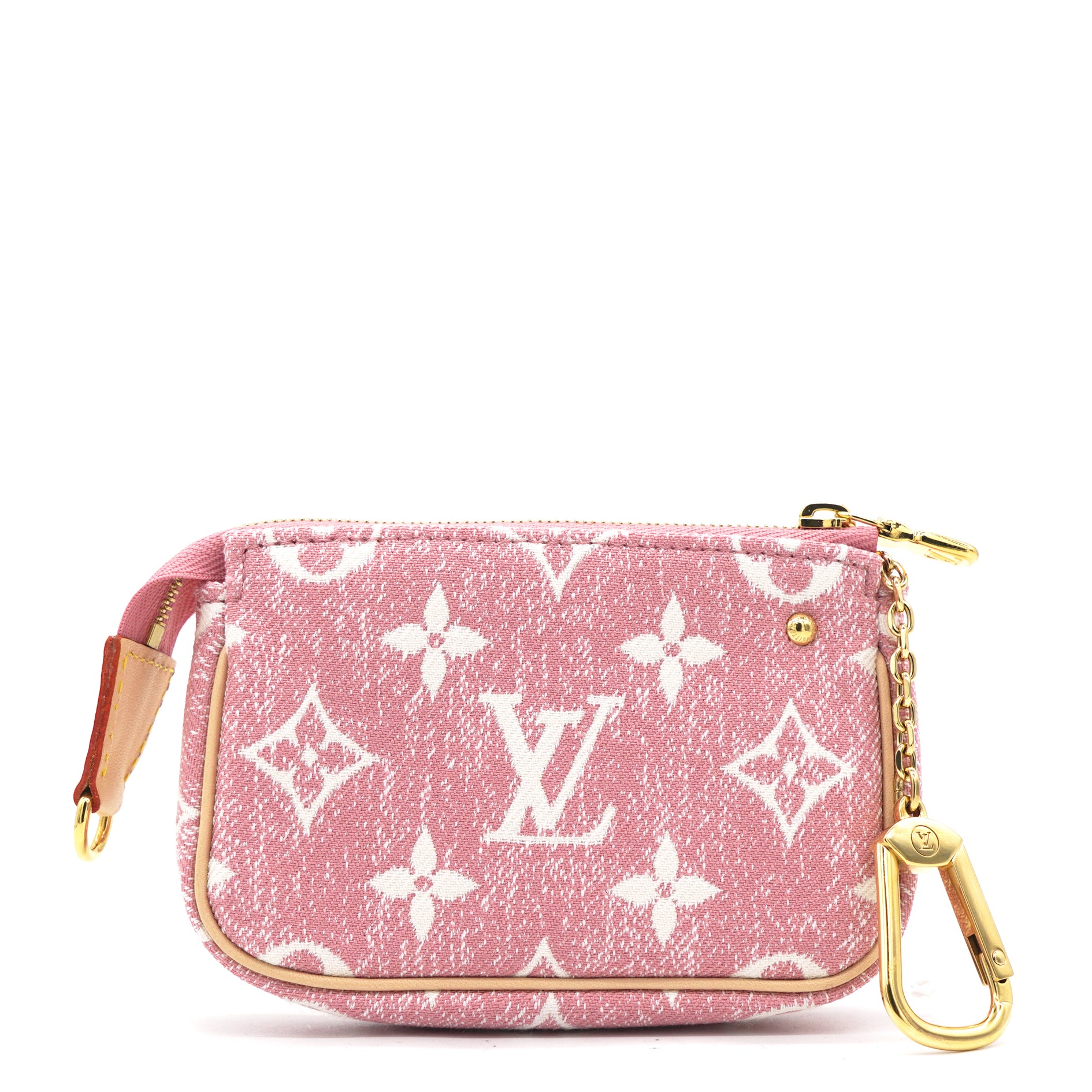 Louis Vuitton Micro Pochette Accessoires Pink M81176 Monogram・Jacquard Denim