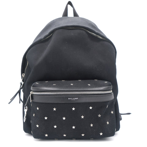 Black Fabric Backpack