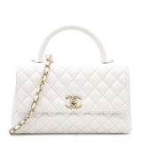 Caviar Quilted Medium Coco Handle Flap