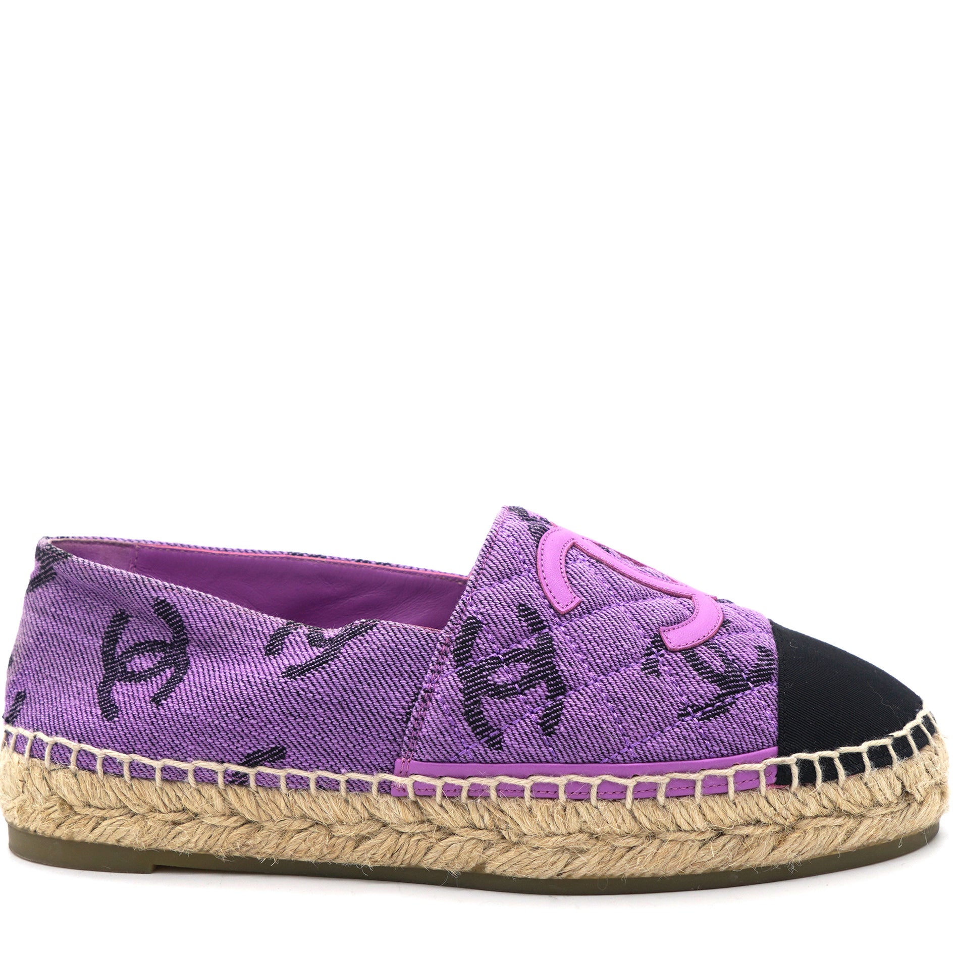 Purple Espadrilles Loafers 36