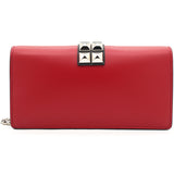 Elektra Studded Clutch bag Red