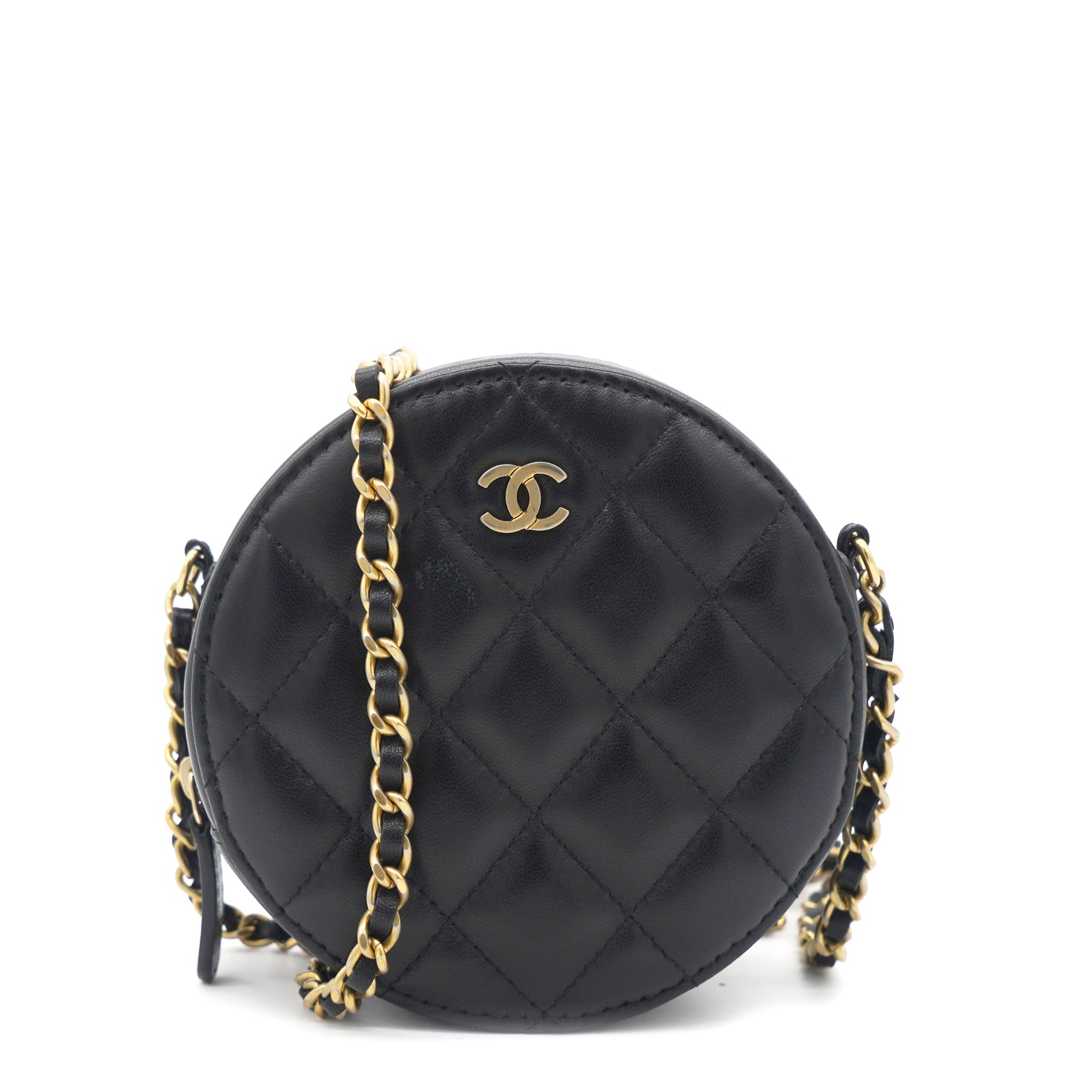 Chanel round bag black Clearance