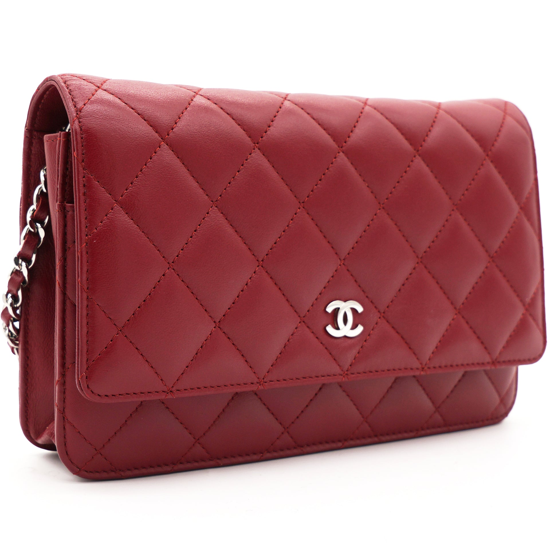 Chanel Woc Flap in Red