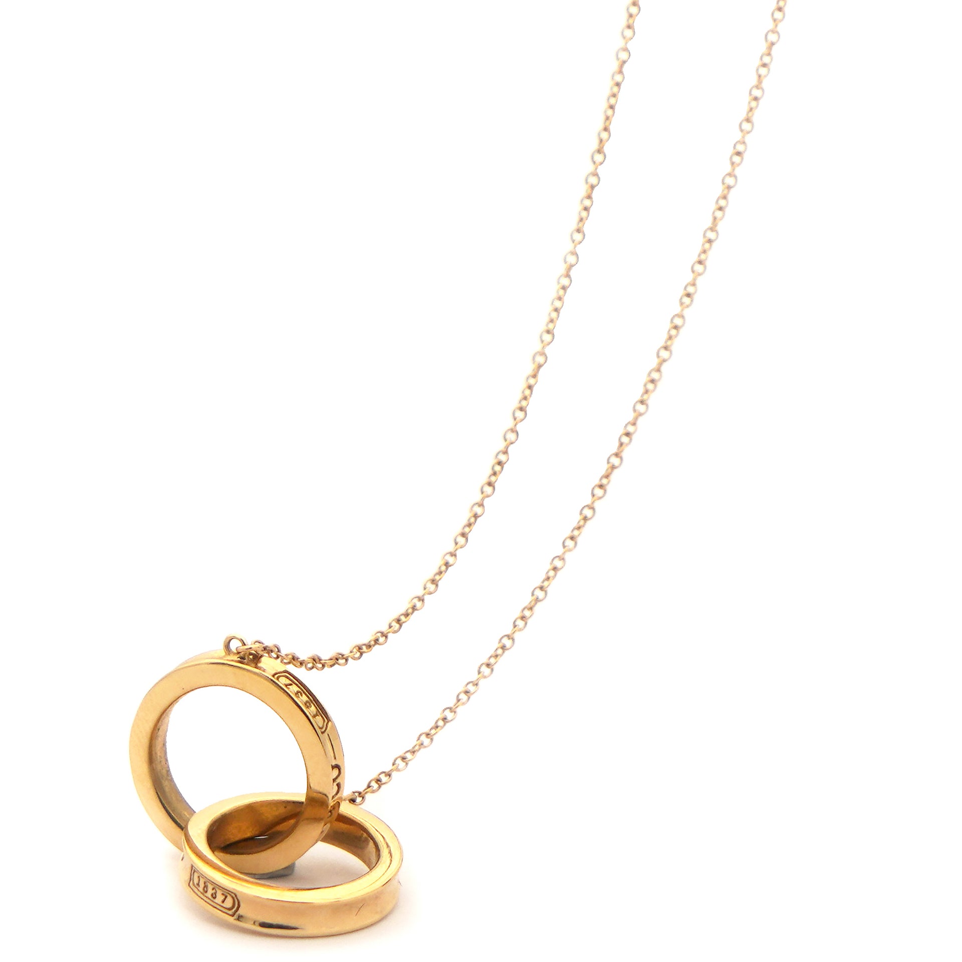 Tiffany 1837 Interlocking Circles Pendant Necklace in small Sterling Silver  | Circle pendant necklace, Circle pendant, Silver shop