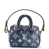 Shop Louis Vuitton 2022 SS Micro speedy denim bag charm (M00546