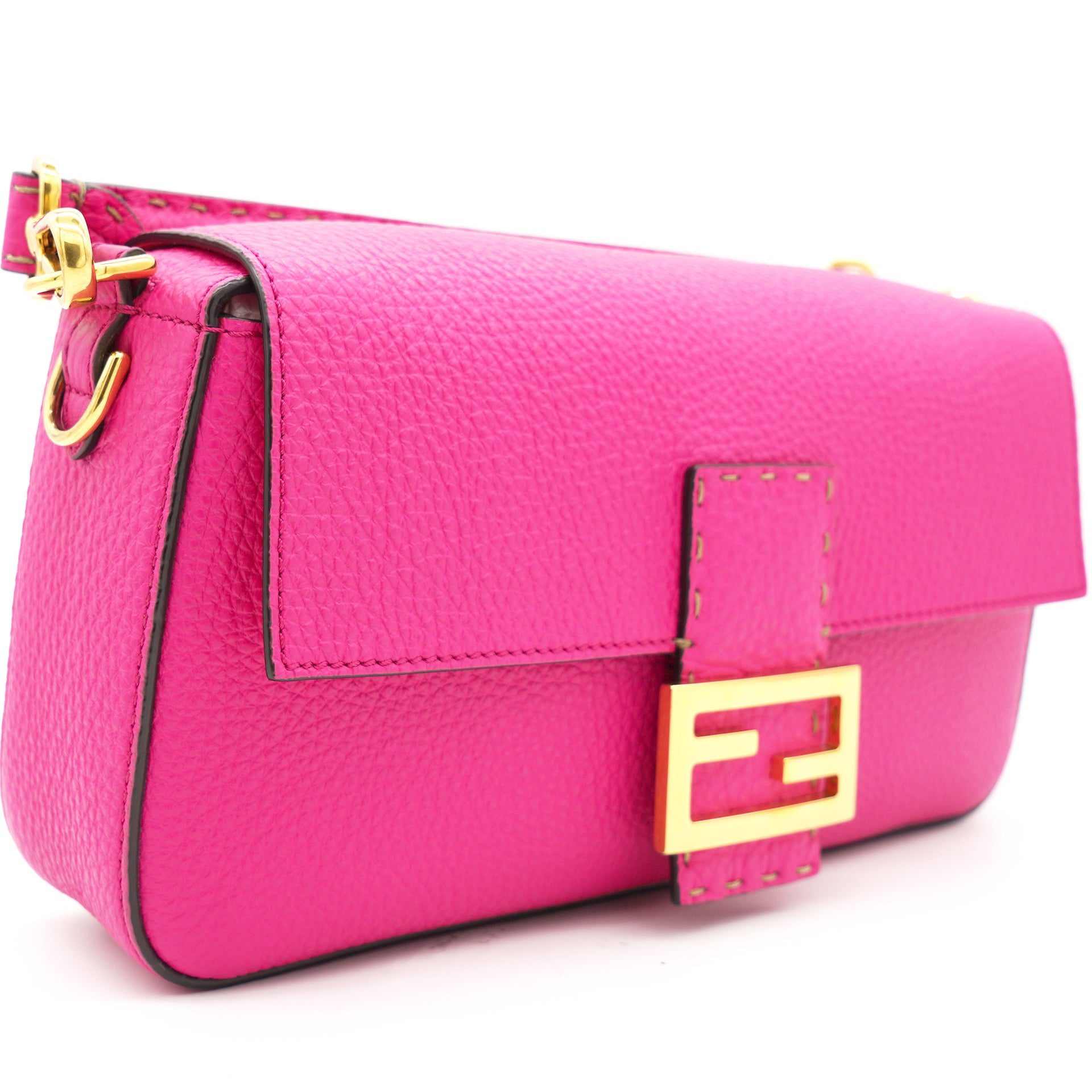 FENDI: By The Way bag in leather - Fuchsia | FENDI mini bag 8BS067ABVL  online at GIGLIO.COM