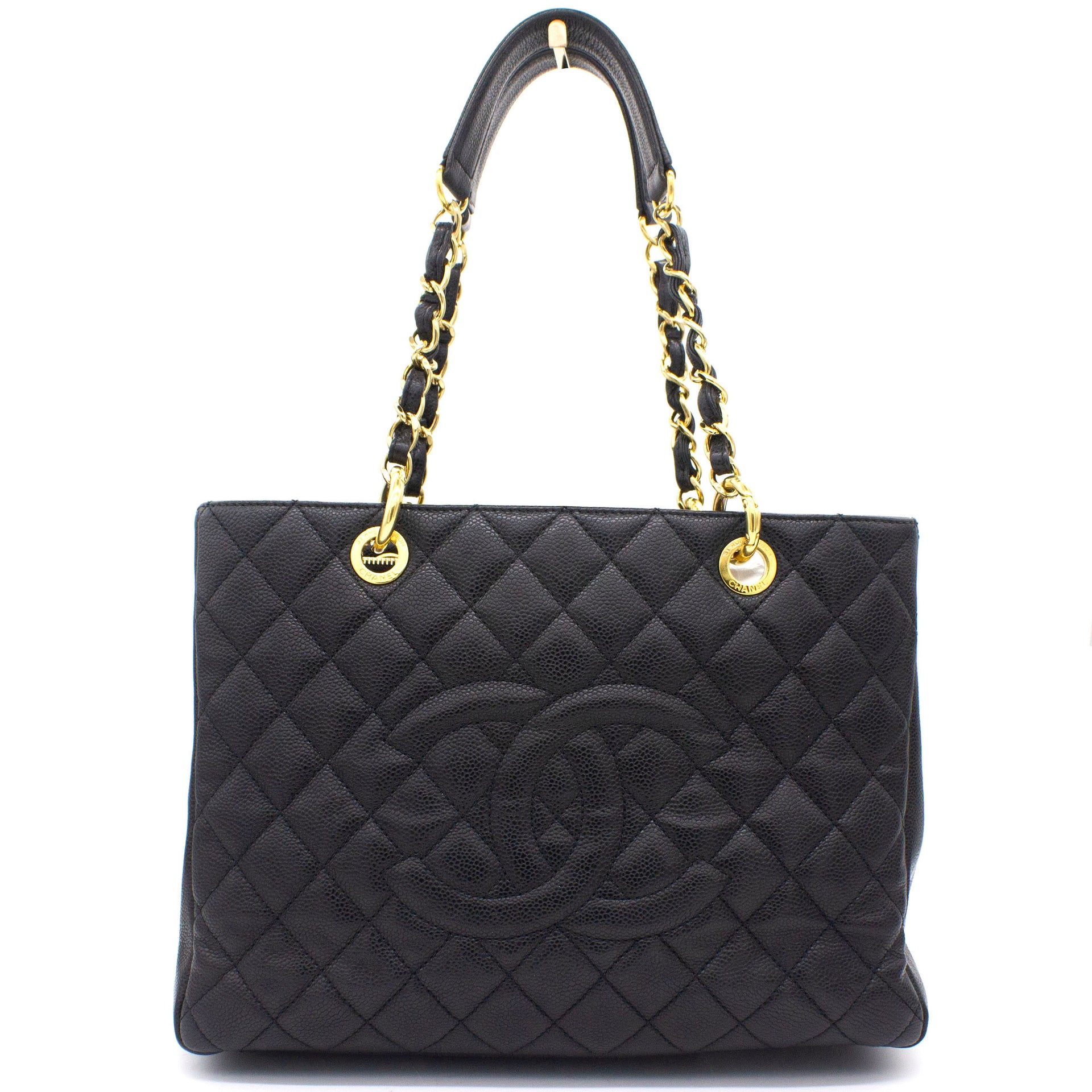Chanel black large shopping bag Clearance