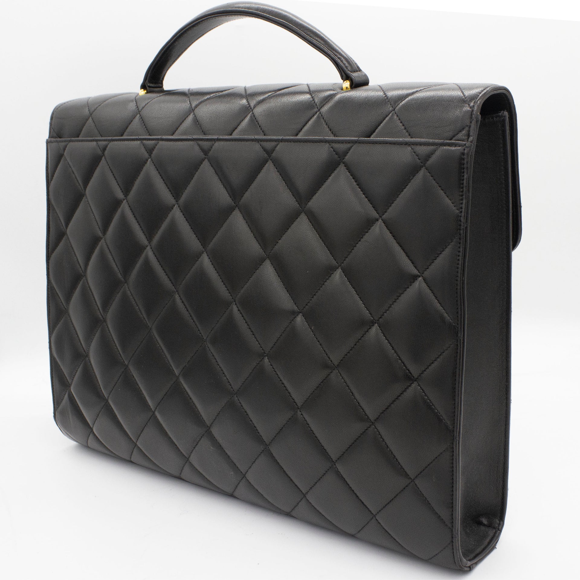1995 diamond quilted briefcase