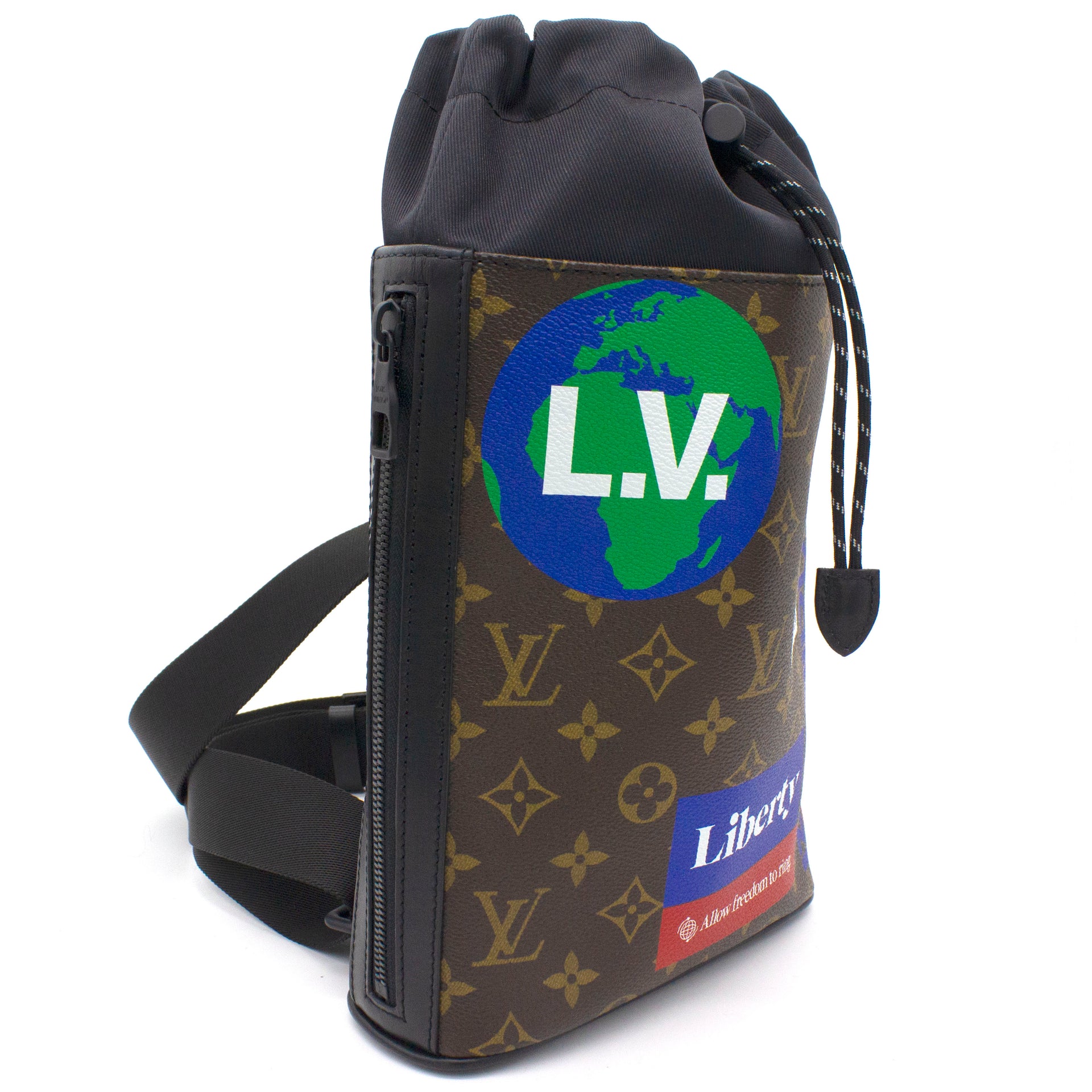 LOUIS VUITTON LOUIS VUITTON Chalk sling Shoulder Bag M44625 Monogram canvas  Brown Used M44625