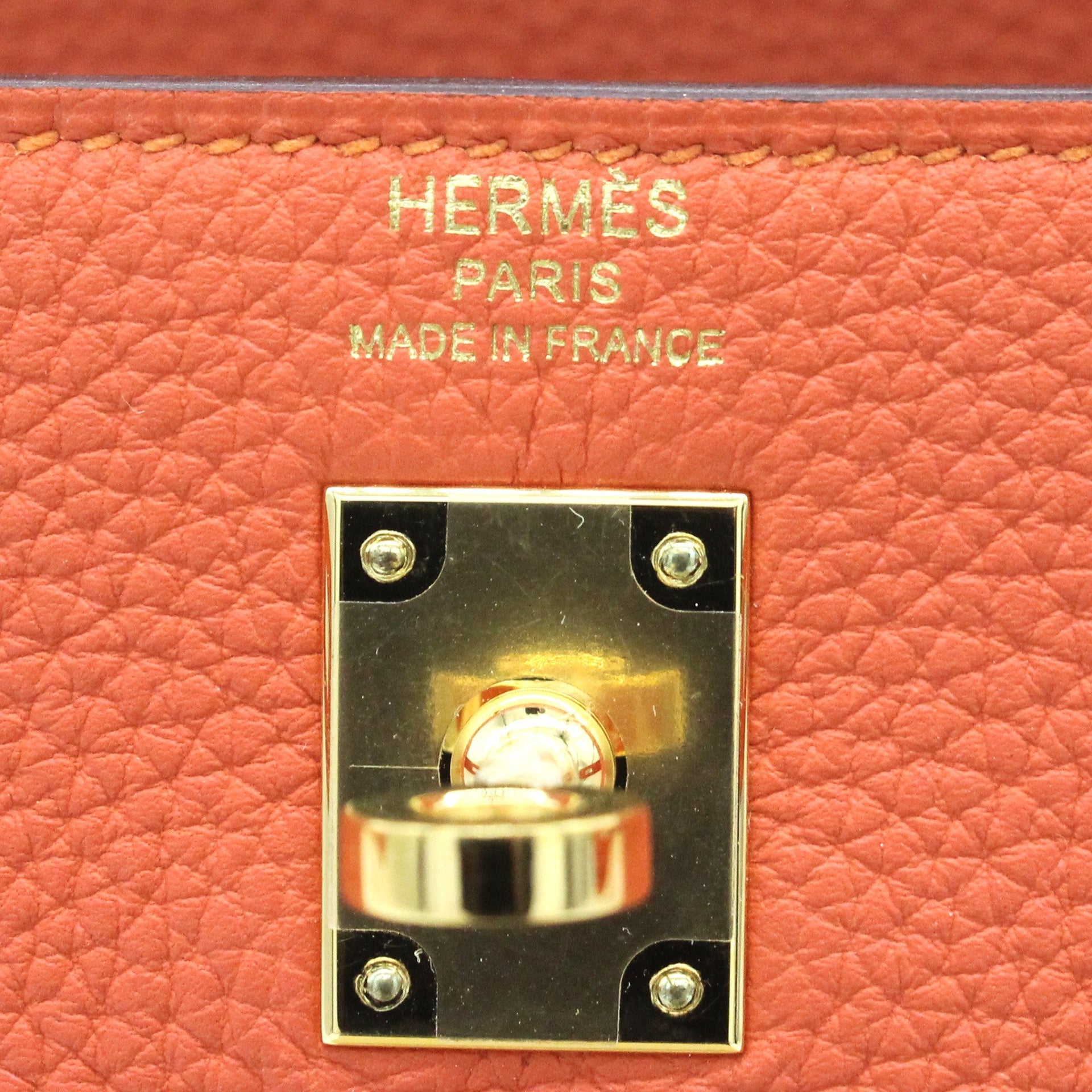 Hermes Kelly 25 Togo 9J Feu Leather – STYLISHTOP