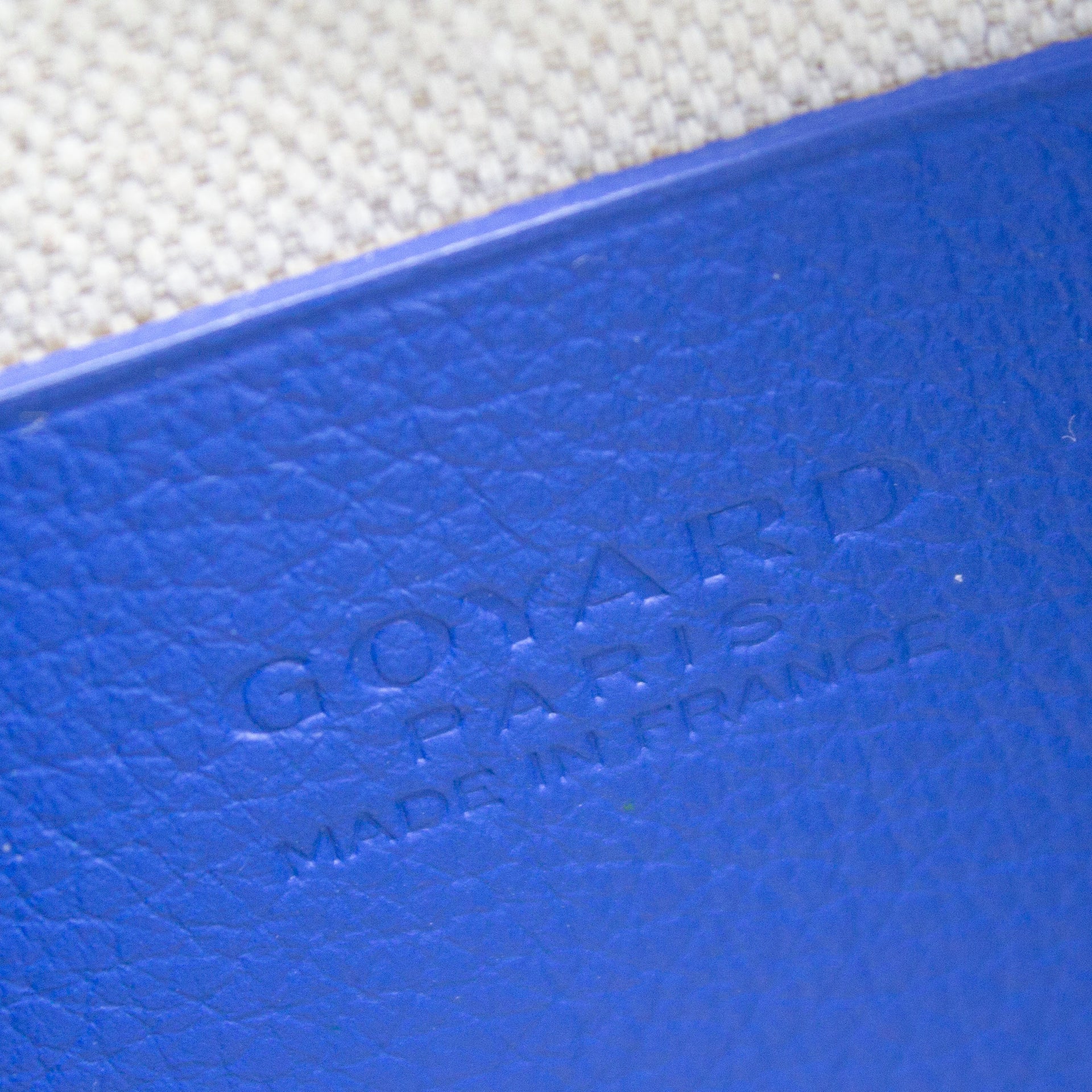 Blue Goyardine Coated Canvas Plumet Crossbody Bag