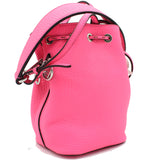 Calfskin Romano F is Mini Mon Tresor Bucket Bag Pink