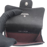 Black Quilted Lambskin Small Classic Flap Wallet