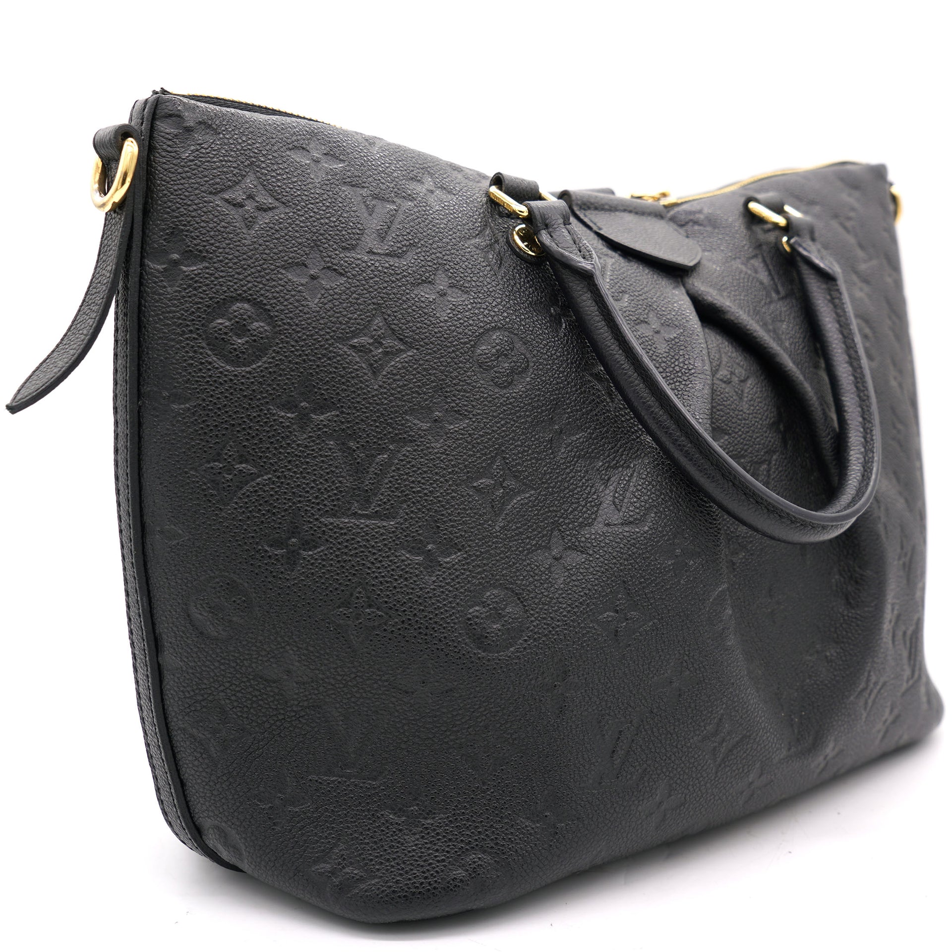 Black Monogram Empreinte Leather Mazarine MM Bag