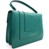 Emerald Leather Serpenti Forever Flap Bag