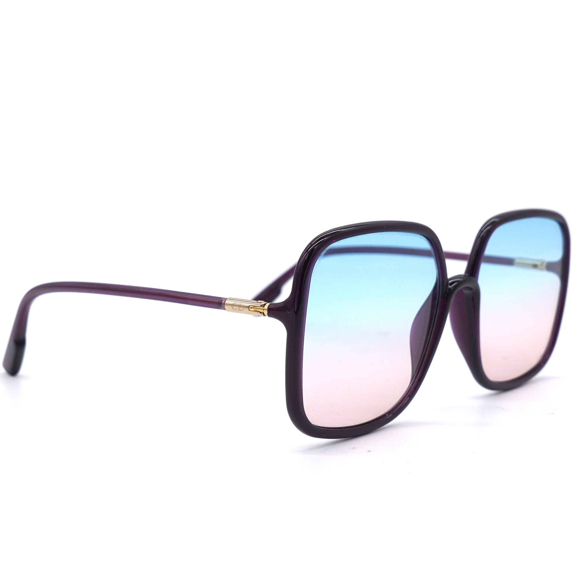 Dior Gold Tone And Pink Chroma 2 Sunglasses  ModeSens