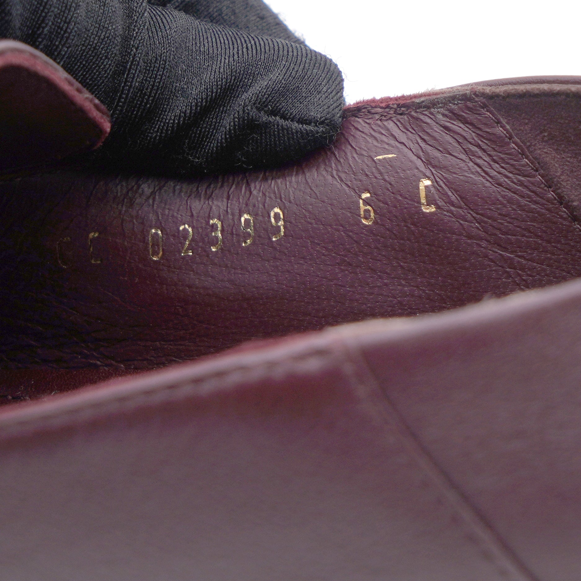 Burgundy Calf Leather Gancini Loafers 6