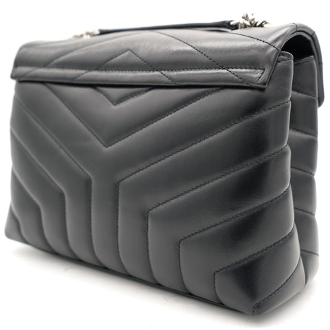 Matelassé Leather Small Loulou Shoulder Bag