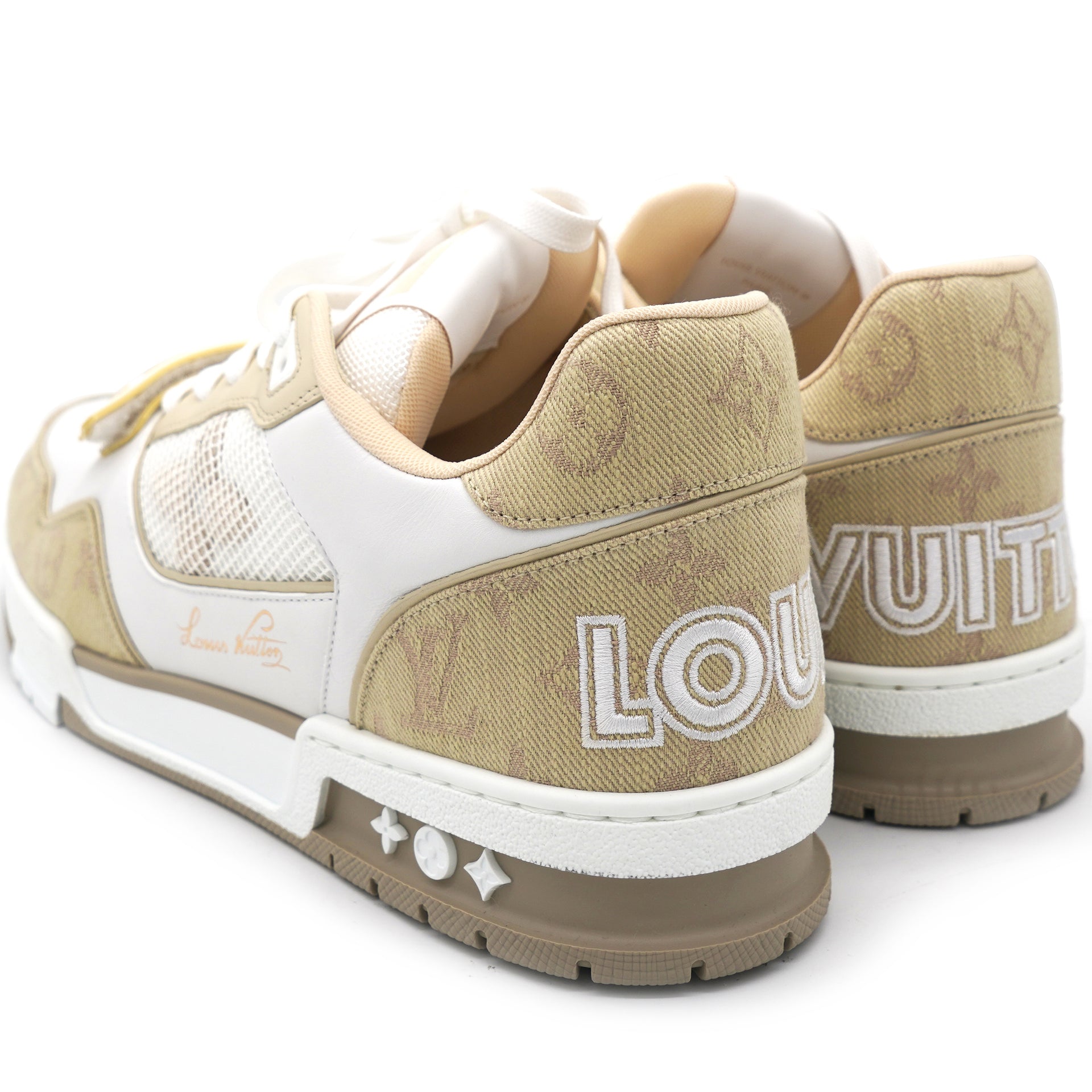 Louis Vuitton - Authenticated LV Trainer Trainer - Beige For Man, Very Good condition