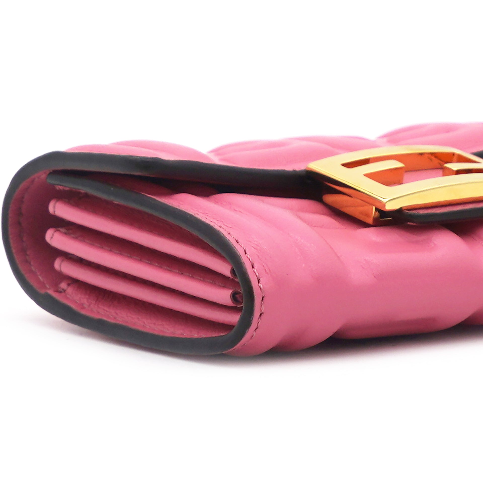 Baguette Mini - Red FF nappa leather bag