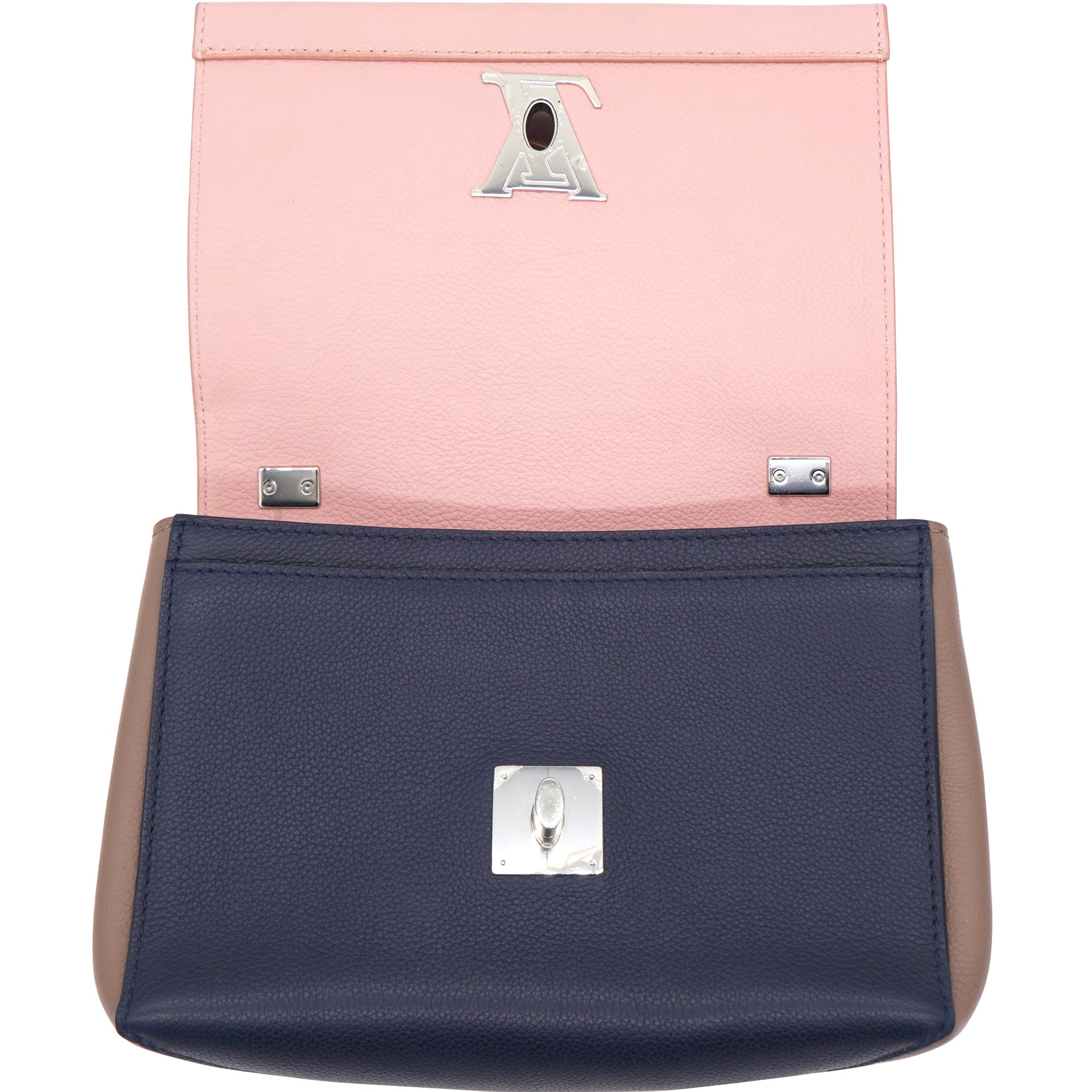 Lockme II Pink/Navy/Brown Bag