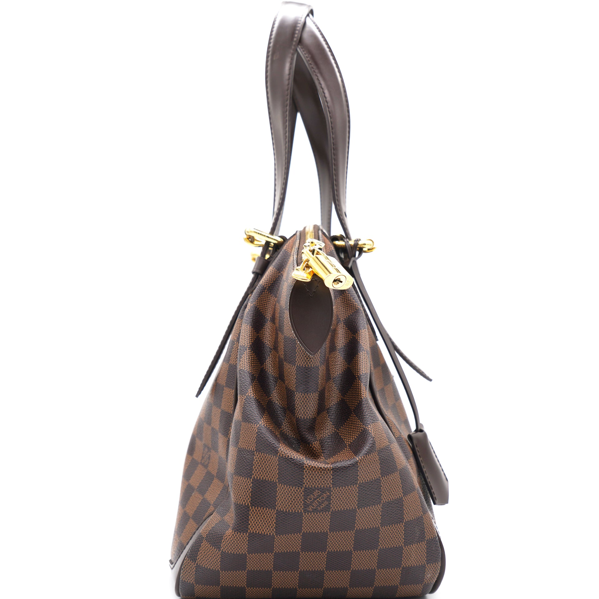 Louis Vuitton Damier Ebene Canvas Leather Verona MM Bag