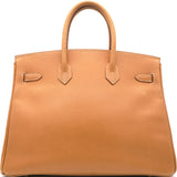 Togo Leather Birkin 35 Bag Natural Sable