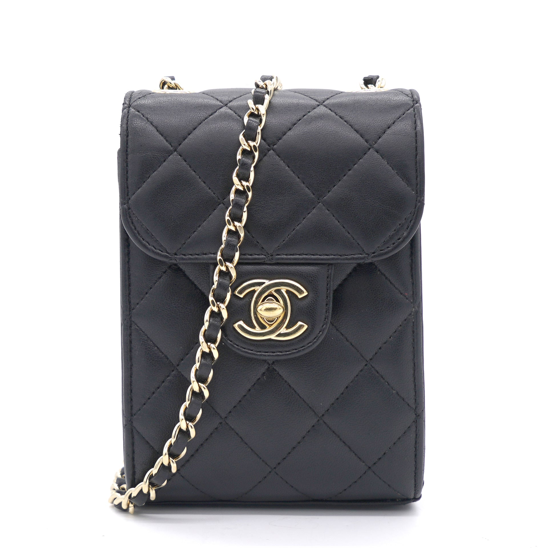 Chanel Quilted Lambskin Mini Crossbody Bag