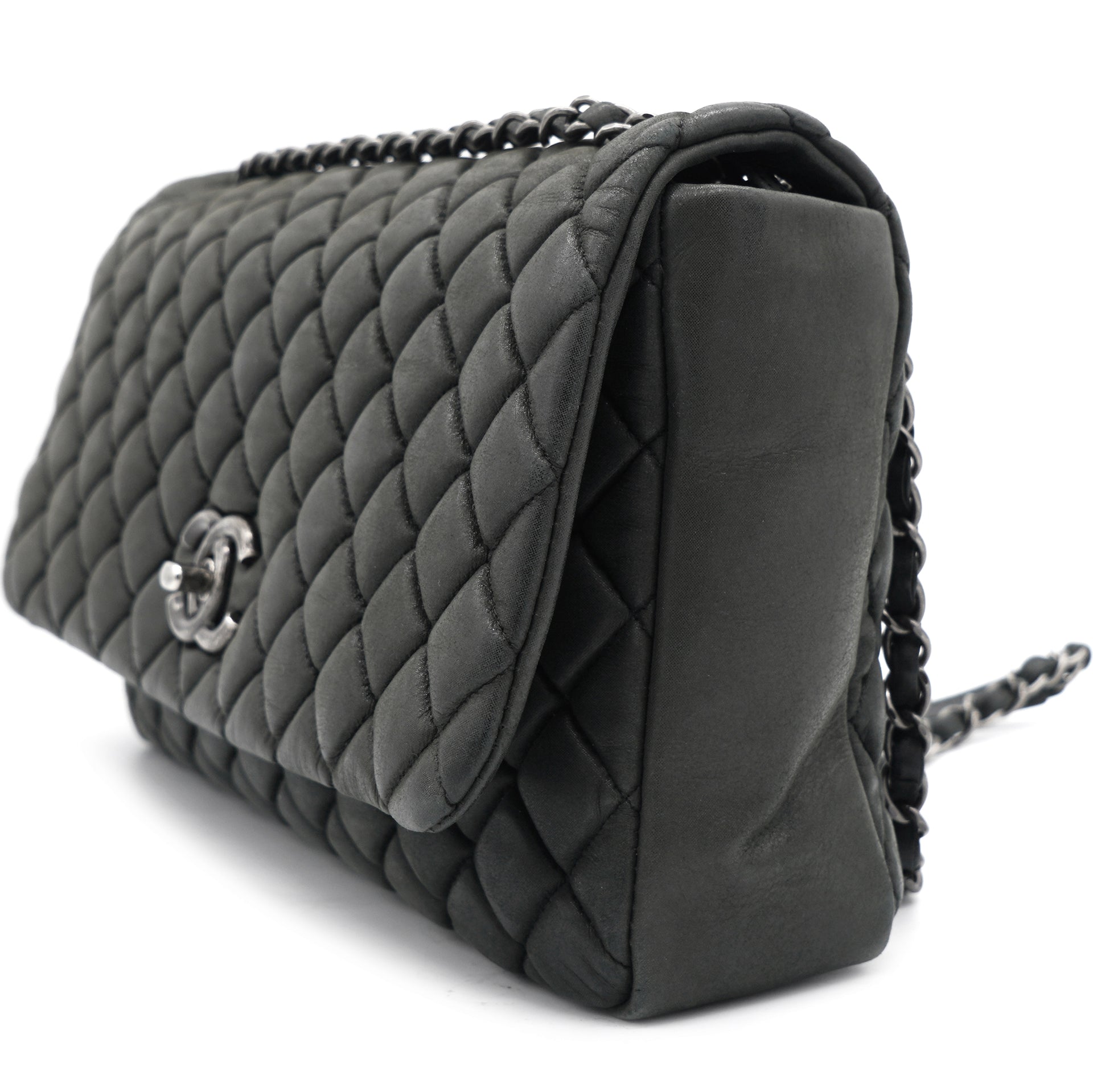 Chanel Black Quilted Leather CC Single Flap Bag – STYLISHTOP