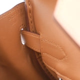 Gold Swift Leather Limited Edition Tressage Palladium Hardware Birkin 30 Bag