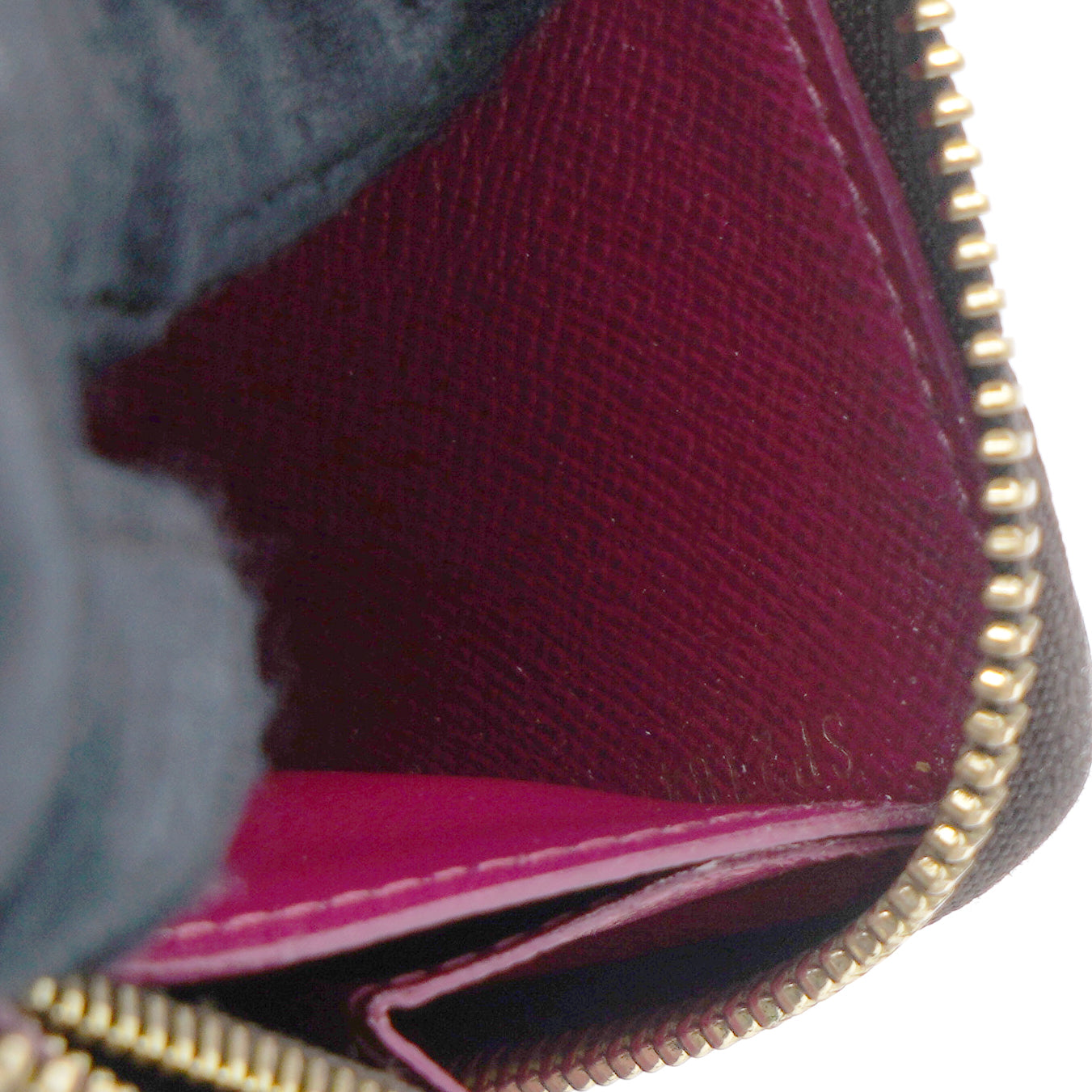 LOUIS VUITTON Louis Vuitton Monogram Portefeuille Clemence M60742RFID Tag  Canvas Leather Fuchsia Compact Wallet Round Zipper Long Women's Men's  Unisex