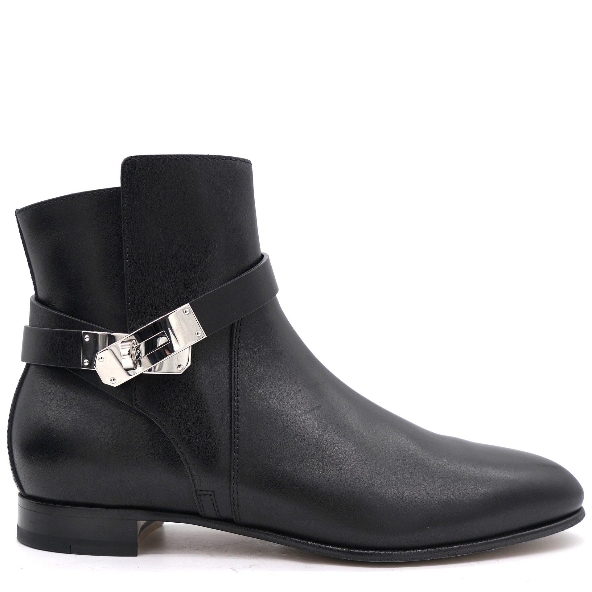 Black Leather Neo Ankle Boots 37.5
