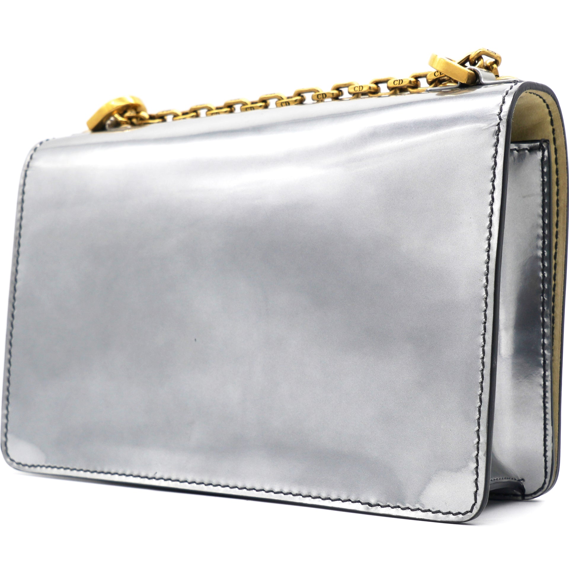 Jadior Metallic Silver Shoulder Bag