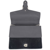 Black Suede Medium Dionysus Shoulder Bag
