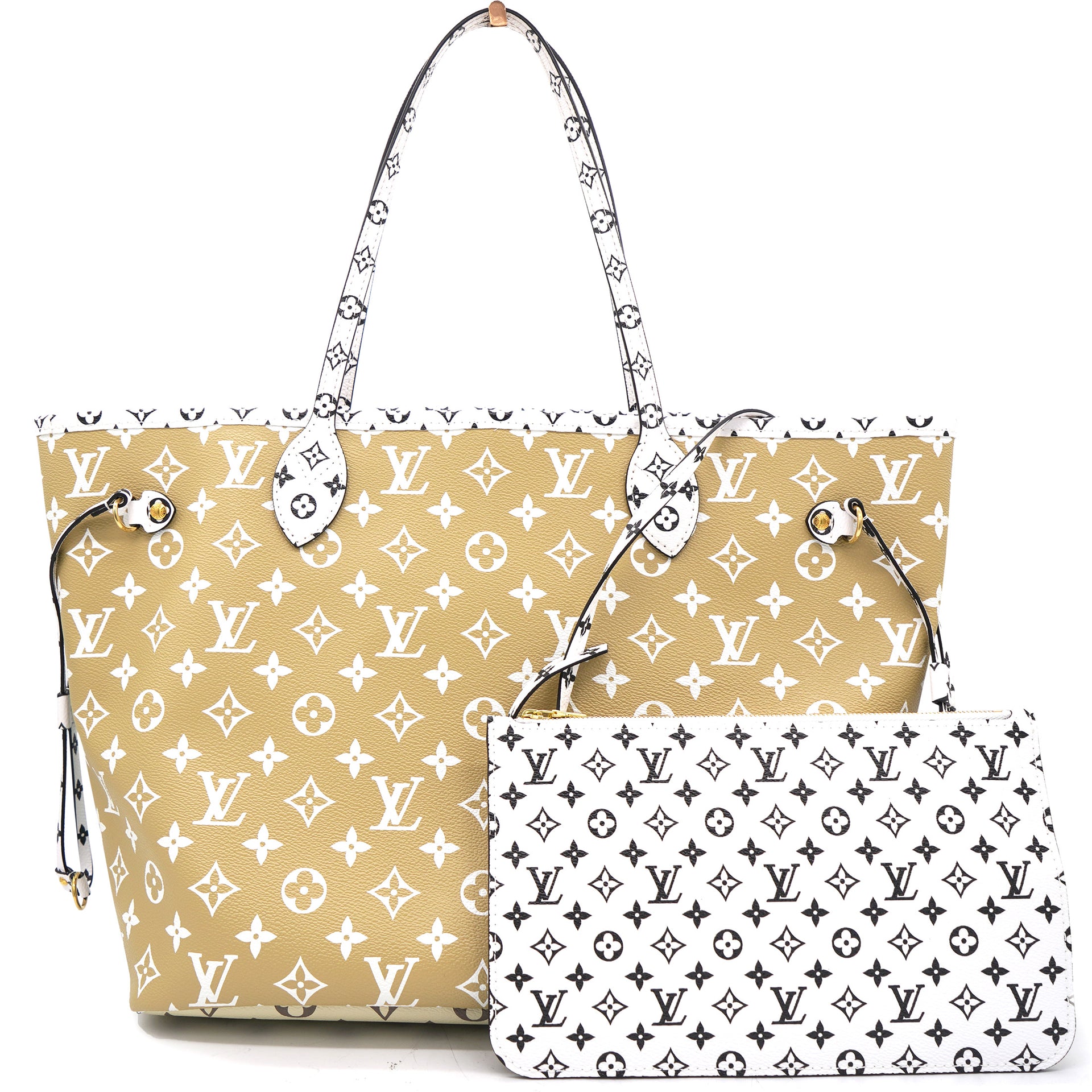 Louis Vuitton  Taupe OnTheGo MM Tote Bag  VSP Consignment