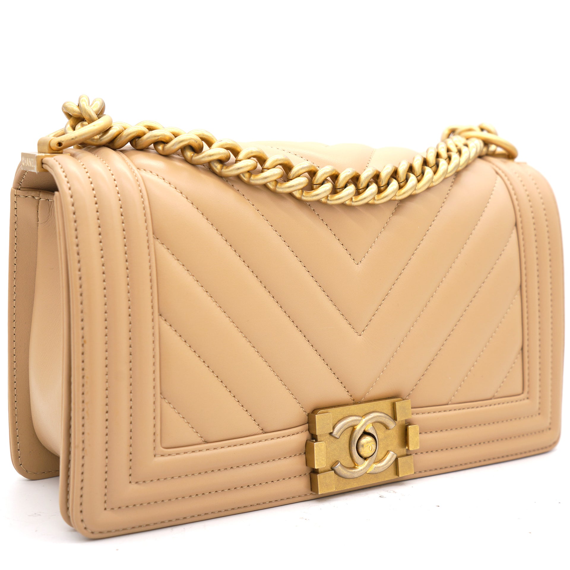 Chanel Quilted Medium Boy Dusty Pink Caviar Gold Hardware – Coco Approved  Studio